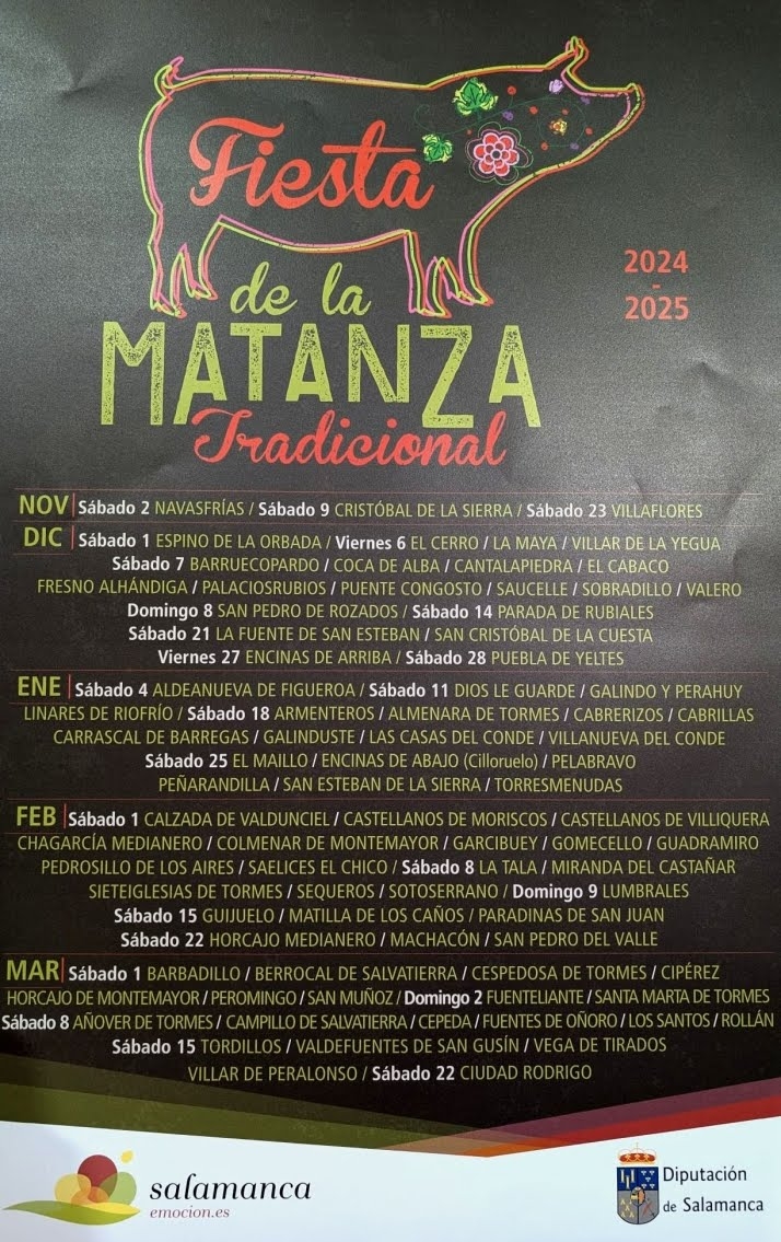 FIESTA DE LA MATANZA TRADICIONAL 2024-2025 